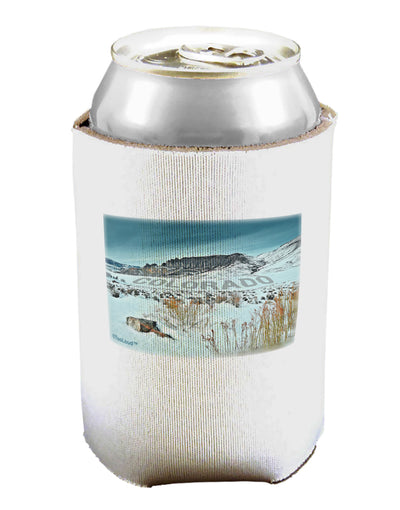 CO Snow Scene Text Can / Bottle Insulator Coolers-Can Coolie-TooLoud-1-Davson Sales