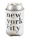 New York City - City Lights Can / Bottle Insulator Coolers by TooLoud-Can Coolie-TooLoud-1-Davson Sales