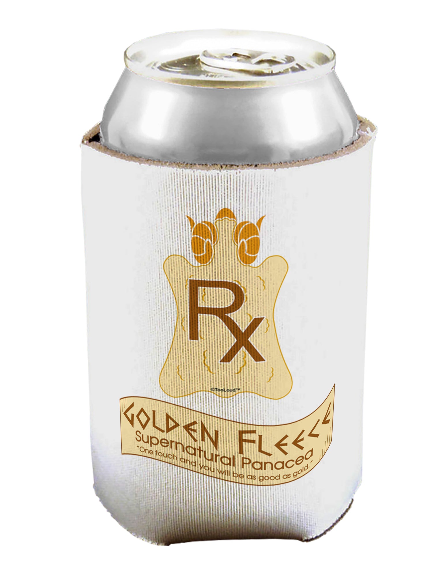 Golden Fleece - Supernatural Panacea Can / Bottle Insulator Coolers by TooLoud-Can Coolie-TooLoud-1-Davson Sales