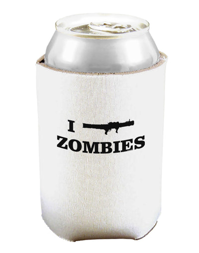 I Bazooka Zombies - Funny Apocalypse Can and Bottle Insulator Cooler-Bottle Insulator-TooLoud-White-Davson Sales