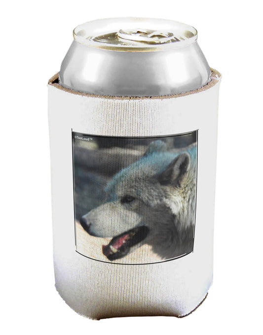 TooLoud White Wolf Face Can / Bottle Insulator Coolers-Can Coolie-TooLoud-1-Davson Sales