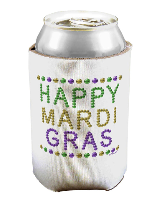 Happy Mardi Gras Beads Can / Bottle Insulator Coolers-Can Coolie-TooLoud-1 Piece-Davson Sales
