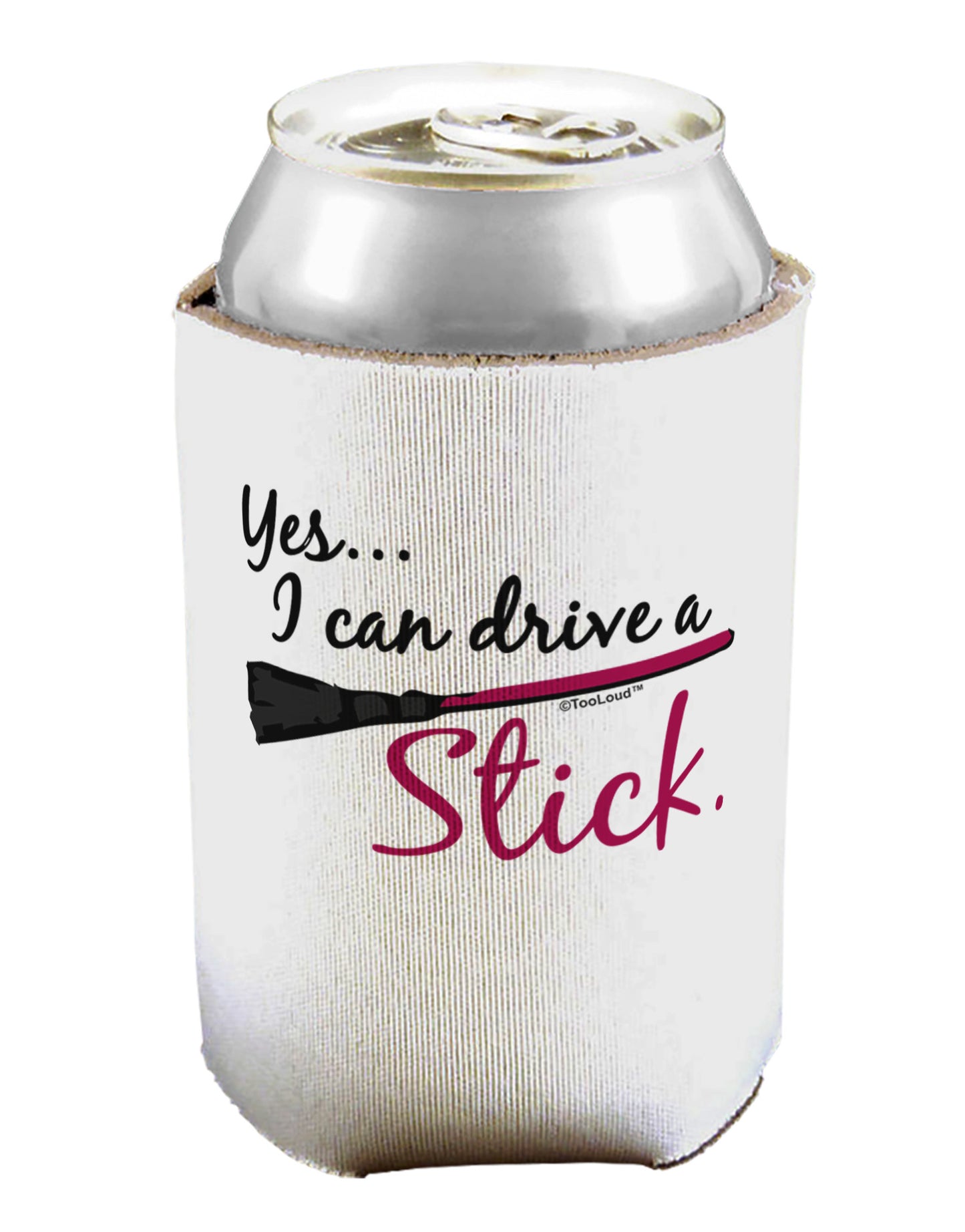 Drive Stick Pink Can / Bottle Insulator Coolers-Can Coolie-TooLoud-1-Davson Sales