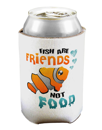 Fish Are Friends Not Food Can / Bottle Insulator Coolers-Can Coolie-TooLoud-1-Davson Sales