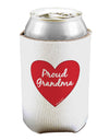 Proud Grandma Heart Can / Bottle Insulator Coolers by TooLoud-Can Coolie-TooLoud-1-Davson Sales