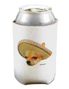 Chihuahua Dog with Sombrero - Patchwork Design Can / Bottle Insulator Coolers by TooLoud-Can Coolie-TooLoud-1-Davson Sales