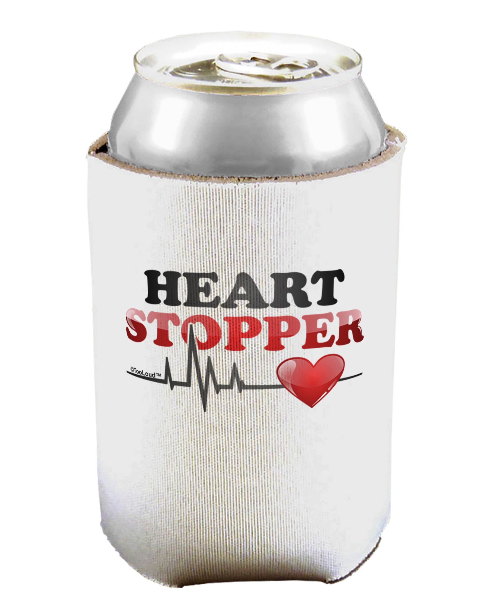 Heart Stopper Can / Bottle Insulator Coolers-Can Coolie-TooLoud-1-Davson Sales
