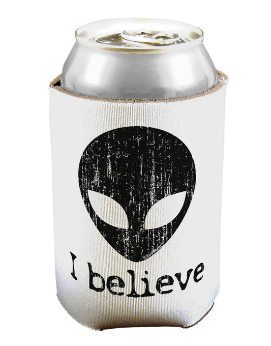 Extraterrestrial - I Believe Distressed Can / Bottle Insulator Coolers by TooLoud-Can Coolie-TooLoud-1-Davson Sales