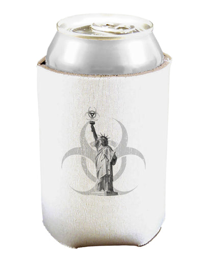 Biohazard Statue of Liberty Can and Bottle Insulator Cooler-Bottle Insulator-TooLoud-White-Davson Sales