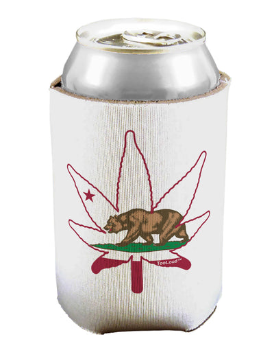 California Bear Leaf Design Can / Bottle Insulator Coolers by TooLoud-Can Coolie-TooLoud-1-Davson Sales