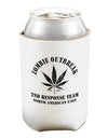 Zombie Outbreak 2nd Response Team Can and Bottle Insulator Cooler-Bottle Insulator-TooLoud-White-Davson Sales