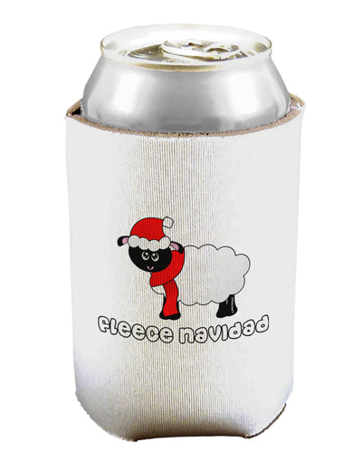 Fleece Navidad Christmas Sheep Can / Bottle Insulator Coolers-Can Coolie-TooLoud-1 Piece-Davson Sales