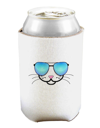 Kyu-T Face - Kattia Cool Sunglasses Can and Bottle Insulator Cooler-Bottle Insulator-TooLoud-White-Davson Sales