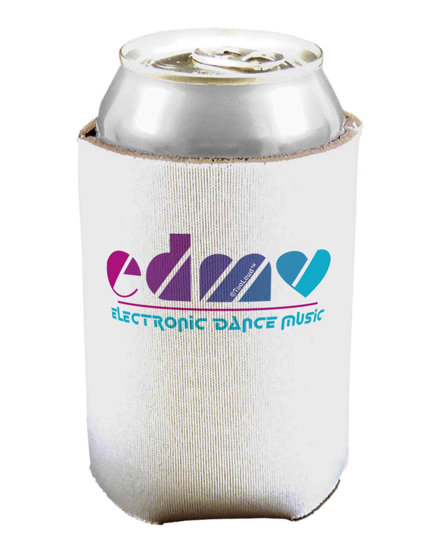 EDM Heart Can / Bottle Insulator Coolers-Can Coolie-TooLoud-1-Davson Sales