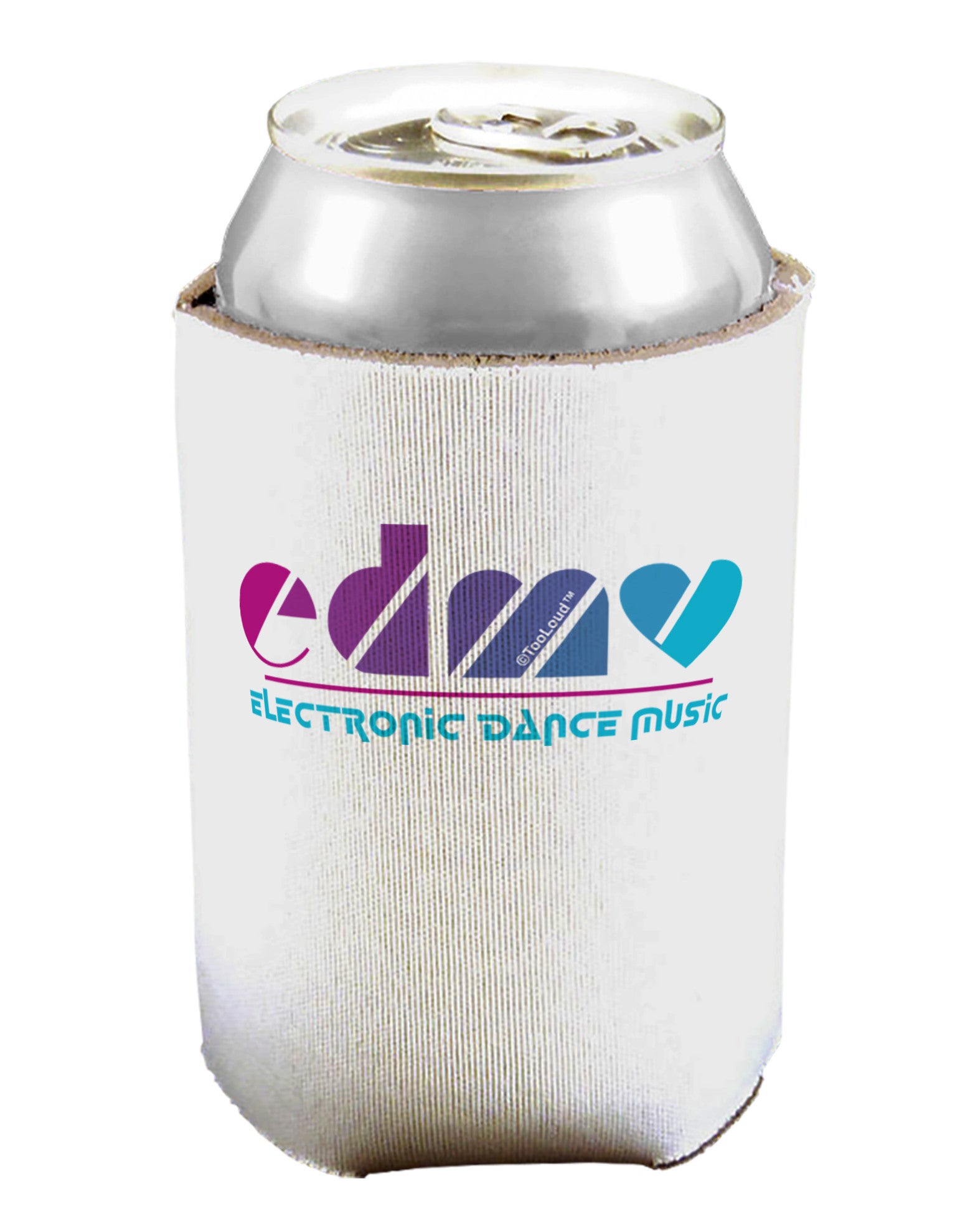 EDM Heart Can / Bottle Insulator Coolers-Can Coolie-TooLoud-1-Davson Sales