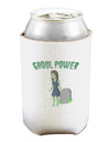 Ghoul Power - Funny Halloween Can and Bottle Insulator Cooler-Bottle Insulator-TooLoud-White-Davson Sales