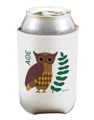 Owl of Athena Can / Bottle Insulator Coolers by TooLoud-Can Coolie-TooLoud-1-Davson Sales