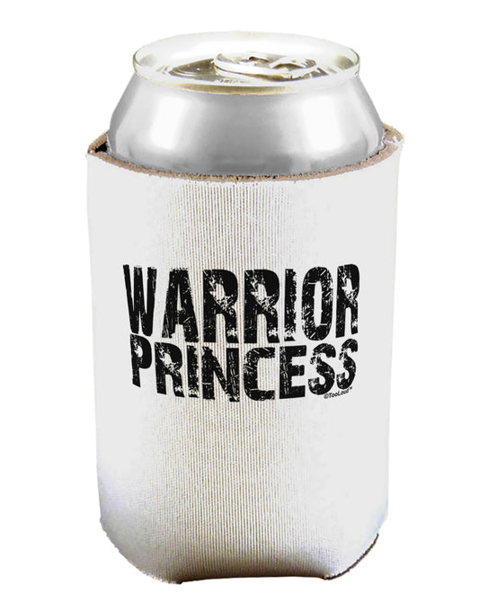 Warrior Princess Black and White Can / Bottle Insulator Coolers-Can Coolie-TooLoud-1 Piece-Davson Sales