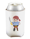 Petey the Pirate - Halloween Can and Bottle Insulator Cooler-Bottle Insulator-TooLoud-White-Davson Sales