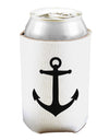 Nautical Sailor Anchor Can and Bottle Insulator Cooler-Bottle Insulator-TooLoud-White-Davson Sales