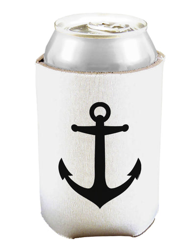 Nautical Sailor Anchor Can and Bottle Insulator Cooler-Bottle Insulator-TooLoud-White-Davson Sales