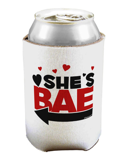 She's BAE - Left Arrow Can / Bottle Insulator Coolers-Can Coolie-TooLoud-1-Davson Sales