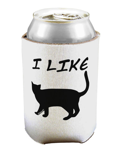 I Like Cat Silhouette Design Can / Bottle Insulator Coolers by TooLoud-Can Coolie-TooLoud-1-Davson Sales