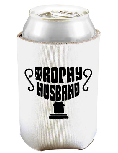 Trophy Husband Can and Bottle Insulator Cooler-Bottle Insulator-TooLoud-White-Davson Sales