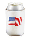 Patriotic Waving USA American Flag Can and Bottle Insulator Cooler-Bottle Insulator-TooLoud-White-Davson Sales