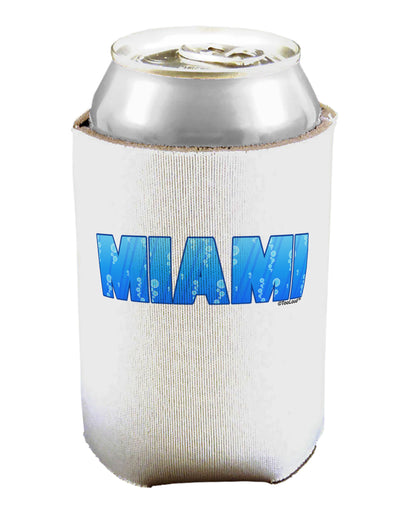 Miami Ocean Bubbles Can / Bottle Insulator Coolers by TooLoud-Can Coolie-TooLoud-1-Davson Sales