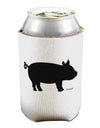 Pig Silhouette Design Can / Bottle Insulator Coolers by TooLoud-Can Coolie-TooLoud-1-Davson Sales