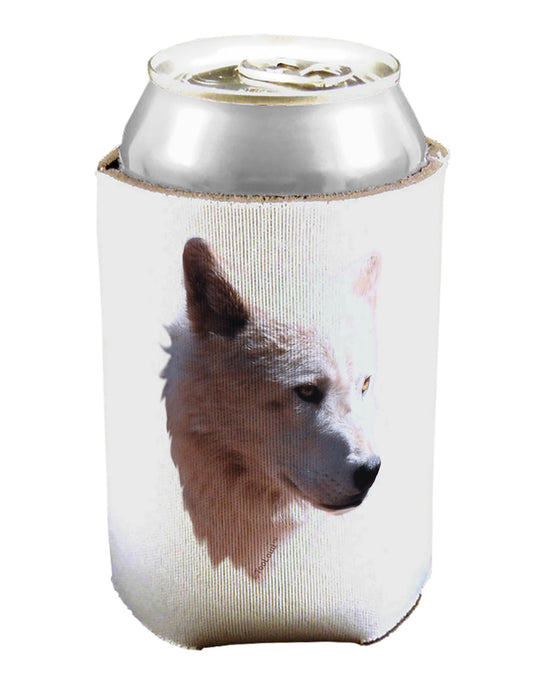 Magnificent White Wolf Head Can / Bottle Insulator Coolers-Can Coolie-TooLoud-1-Davson Sales