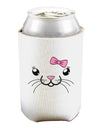 Kyu-T Face - Tinya Cute Girl Mouse Can and Bottle Insulator Cooler-Bottle Insulator-TooLoud-White-Davson Sales