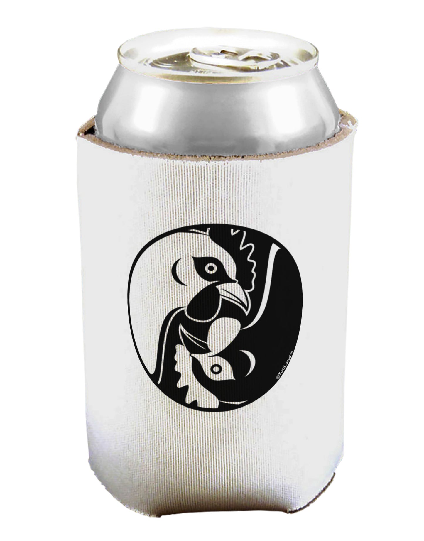 TooLoud Yin Yang Chicken Can / Bottle Insulator Coolers-Can Coolie-TooLoud-1-Davson Sales