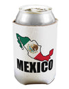 Mexico Outline - Mexican Flag - Mexico Text Can / Bottle Insulator Coolers by TooLoud-Can Coolie-TooLoud-1-Davson Sales