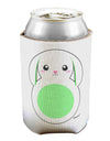 Cute Bunny with Floppy Ears - Green Can / Bottle Insulator Coolers by TooLoud-Can Coolie-TooLoud-1-Davson Sales