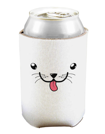 Kyu-T Face - Puppino the Puppy Dog Can and Bottle Insulator Cooler-Bottle Insulator-TooLoud-White-Davson Sales