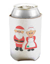 Cute Mr and Mrs Santa Claus Couple Christmas Can / Bottle Insulator Coolers-Can Coolie-TooLoud-1 Piece-Davson Sales