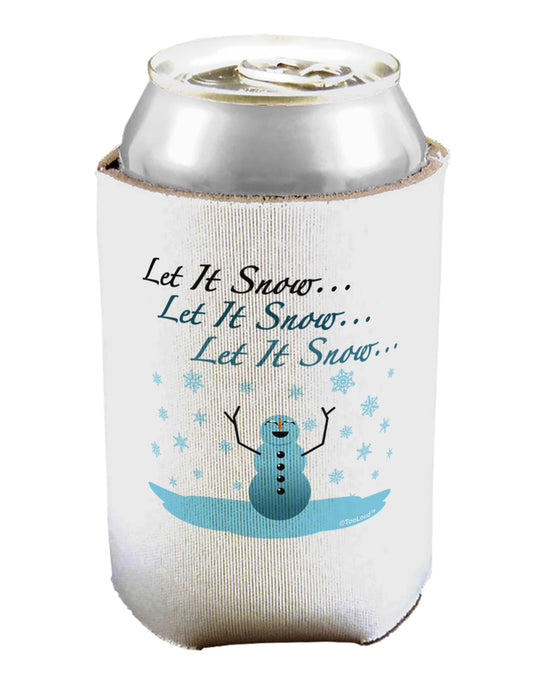 Let It Snow Happy Snowman Can / Bottle Insulator Coolers-Can Coolie-TooLoud-1-Davson Sales