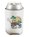 TooLoud Pugs and Kisses Can Bottle Insulator Coolers-Can Coolie-TooLoud-2 Piece-Davson Sales