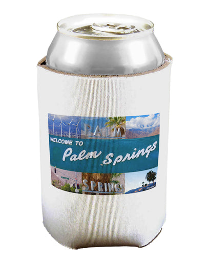 Welcome to Palm Springs Collage Can / Bottle Insulator Coolers-Can Coolie-TooLoud-1-Davson Sales