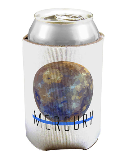 Planet Mercury Text Can / Bottle Insulator Coolers by TooLoud-Can Coolie-TooLoud-1-Davson Sales