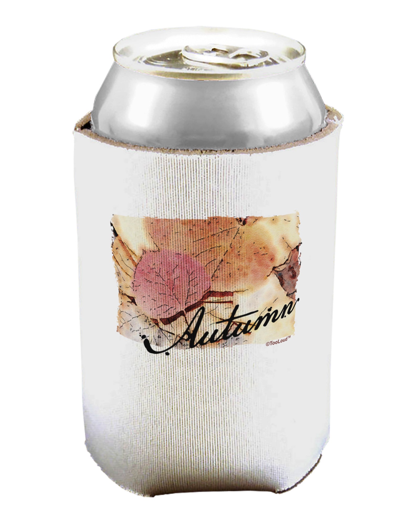 Colorado - Autumn WaterColor Text Can / Bottle Insulator Coolers-Can Coolie-TooLoud-1-Davson Sales