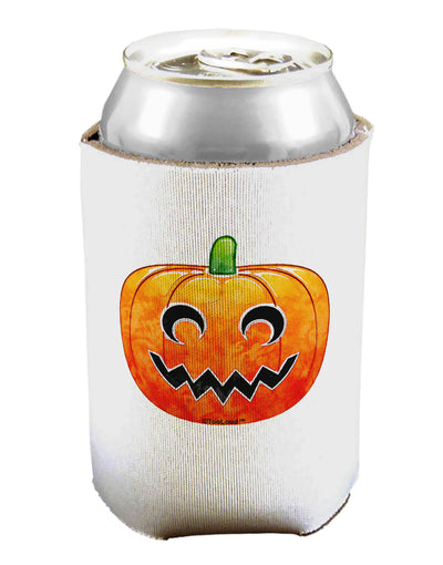 Jack-O-Lantern Watercolor Can / Bottle Insulator Coolers-Can Coolie-TooLoud-1 Piece-Davson Sales