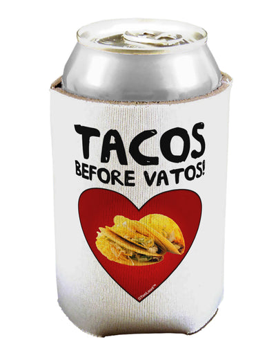 Tacos before Vatos Can / Bottle Insulator Coolers by TooLoud-Can Coolie-TooLoud-1-Davson Sales