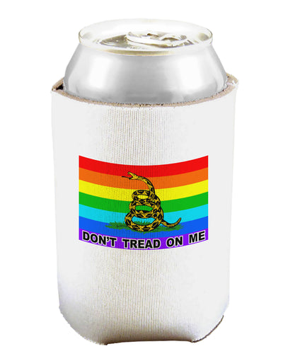 LGBT Rainbow Gadsden Flag Freedom Can and Bottle Insulator Cooler-Bottle Insulator-TooLoud-White-Davson Sales