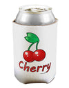 Cherry Text Can / Bottle Insulator Coolers-Can Coolie-TooLoud-1 Piece-Davson Sales