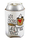 TooLoud Hot Cocoa and Christmas Movies Can Bottle Insulator Coolers-Can Coolie-TooLoud-2 Piece-Davson Sales