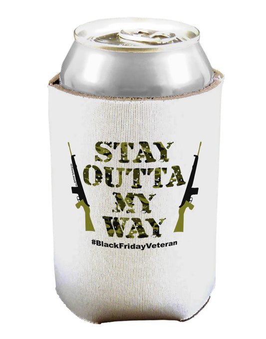 Black Friday Vet - Outta My Way Can / Bottle Insulator Coolers-Can Coolie-TooLoud-1-Davson Sales