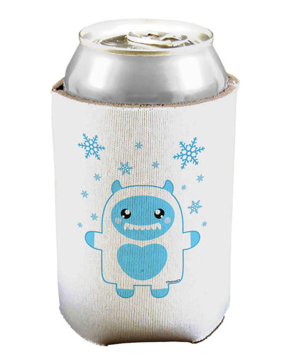 Cute Abominable Snowman Boy Yeti - Christmas Can / Bottle Insulator Coolers-Can Coolie-TooLoud-1 Piece-Davson Sales